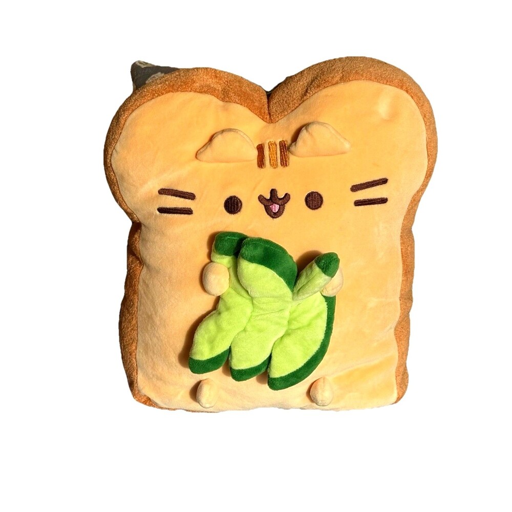 GUND Pusheen Avocado Toast Squisheen Plush #6070115 Spin Master Cat Stuffed Toy